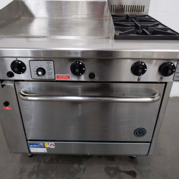 Goldstein PF24G228 2 Burner Range Oven + 2 Burner Griddle
