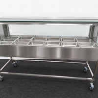 Woodson W.HFSQ26C Hot Food Display + Trolley
