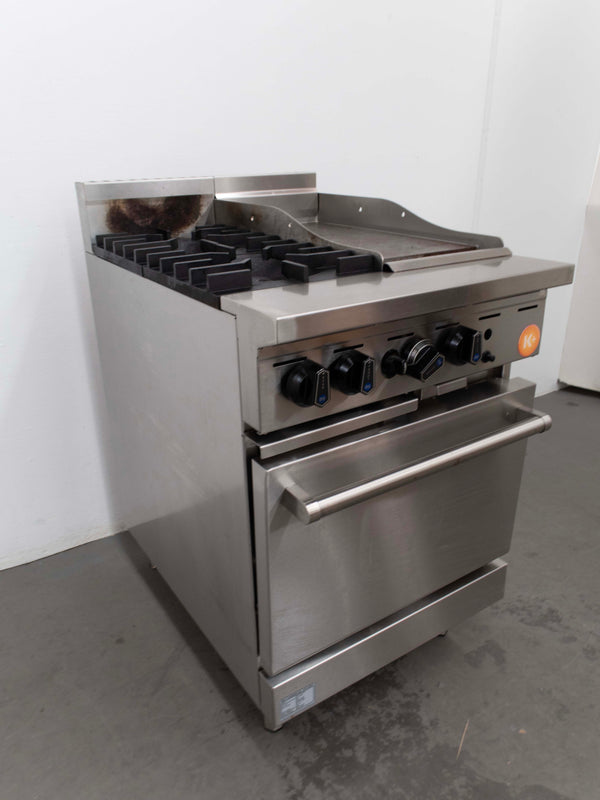 B+S KOV-SB2-GRP3 2 Burner Oven + Griddle