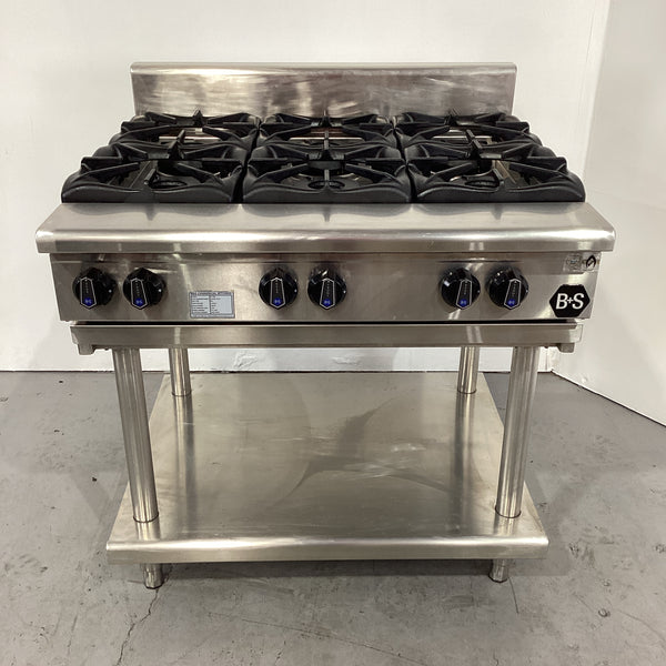 B&S BT-SB6 6 Burner Cooktop