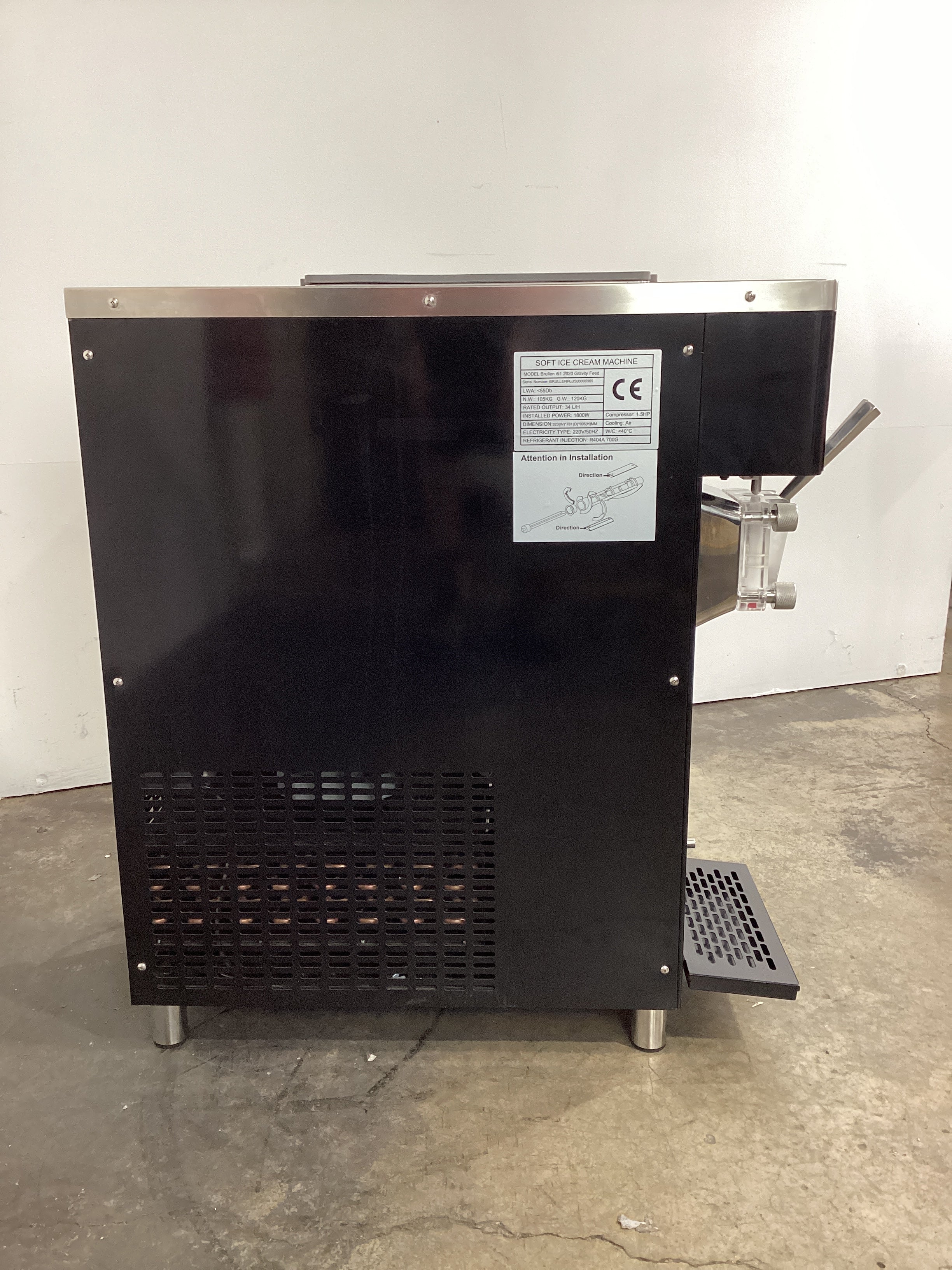 Brullen i91 2020 Gravity Feed Ice Cream Machine
