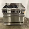 B&S KOV-SB4-GRP3 4 Burner Range Oven