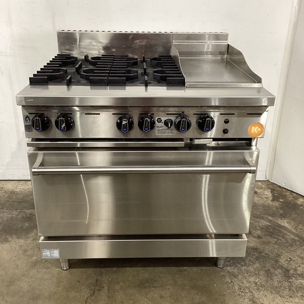 B&S KOV-SB4-GRP3 4 Burner Range Oven