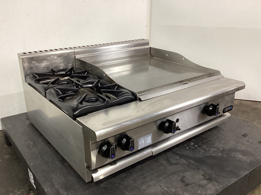 B&S VBT-SB2-GRP6 BM Griddle Cooktop Combo