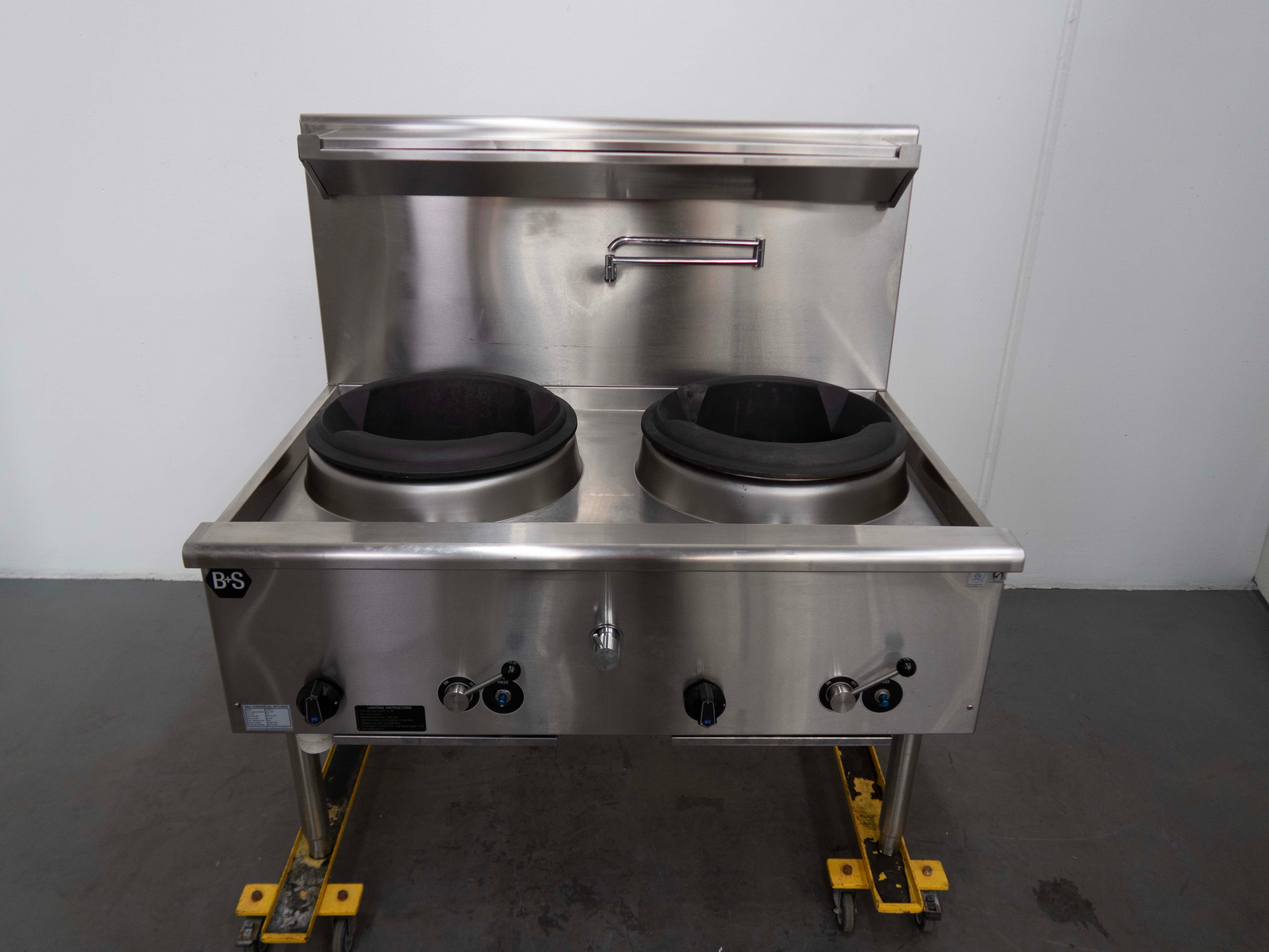 B&S UFWWD-2 2 Hole Wok Table