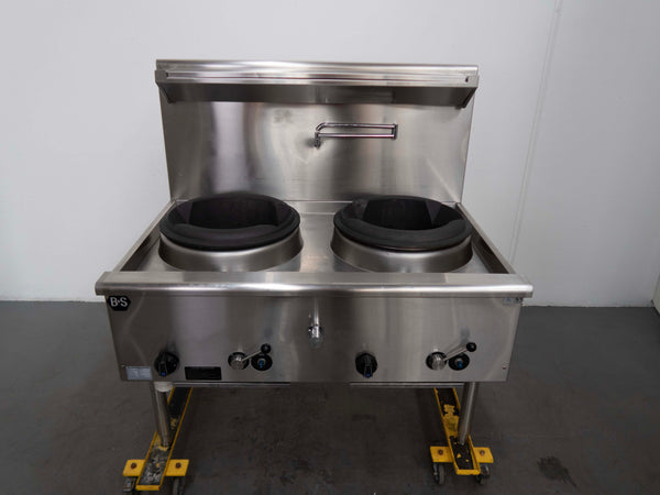 B&S UFWWD-2 2 Hole Wok Table