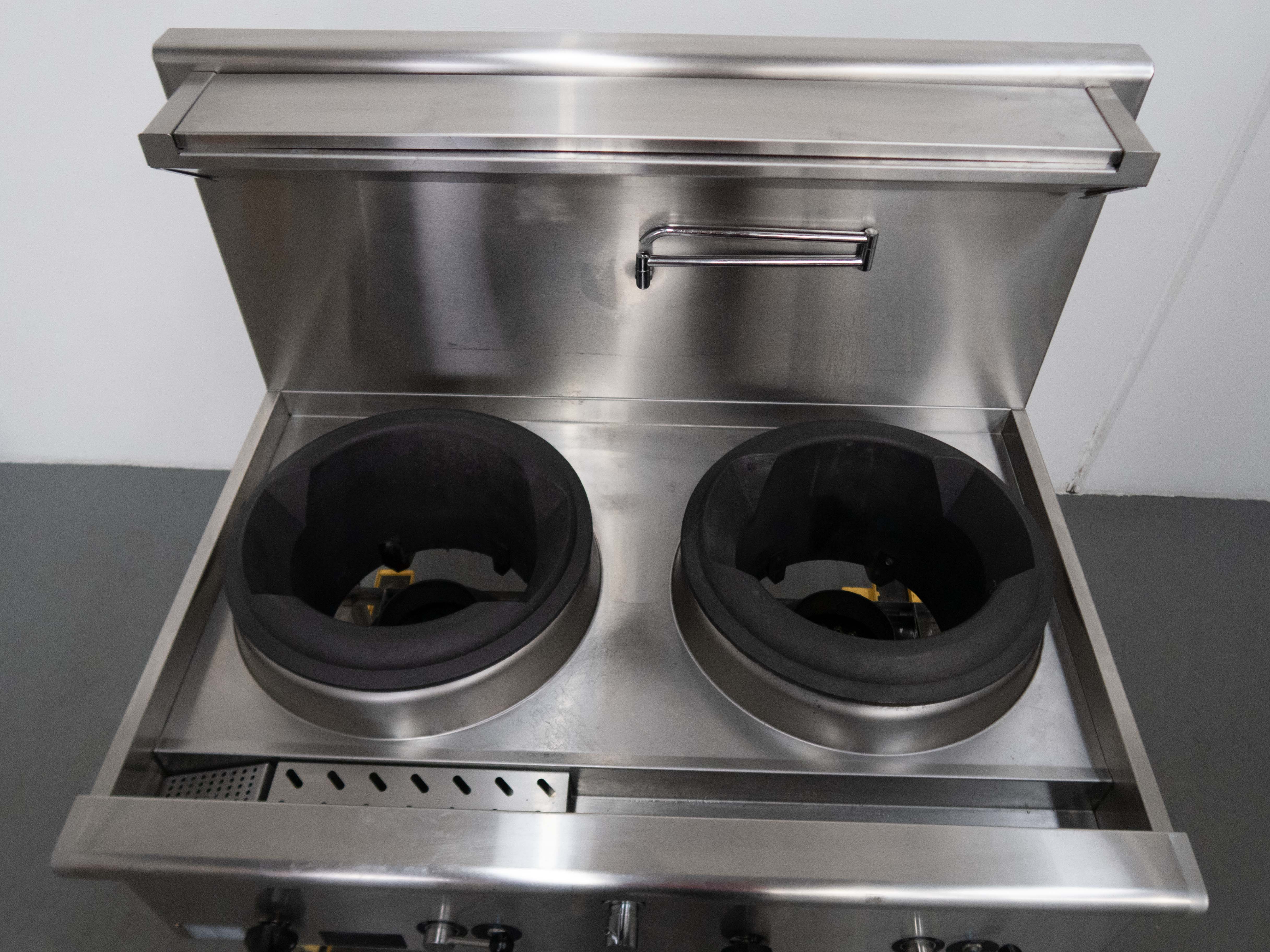B&S UFWWD-2 2 Hole Wok Table