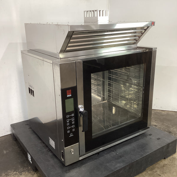 Tecnoeka EKF711TC/ EKKC 4 Combi Oven + Exhaust Hood