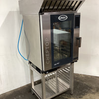Unox XEVC-1011-EPRM Combi Oven with Exhaust Hood + Stand