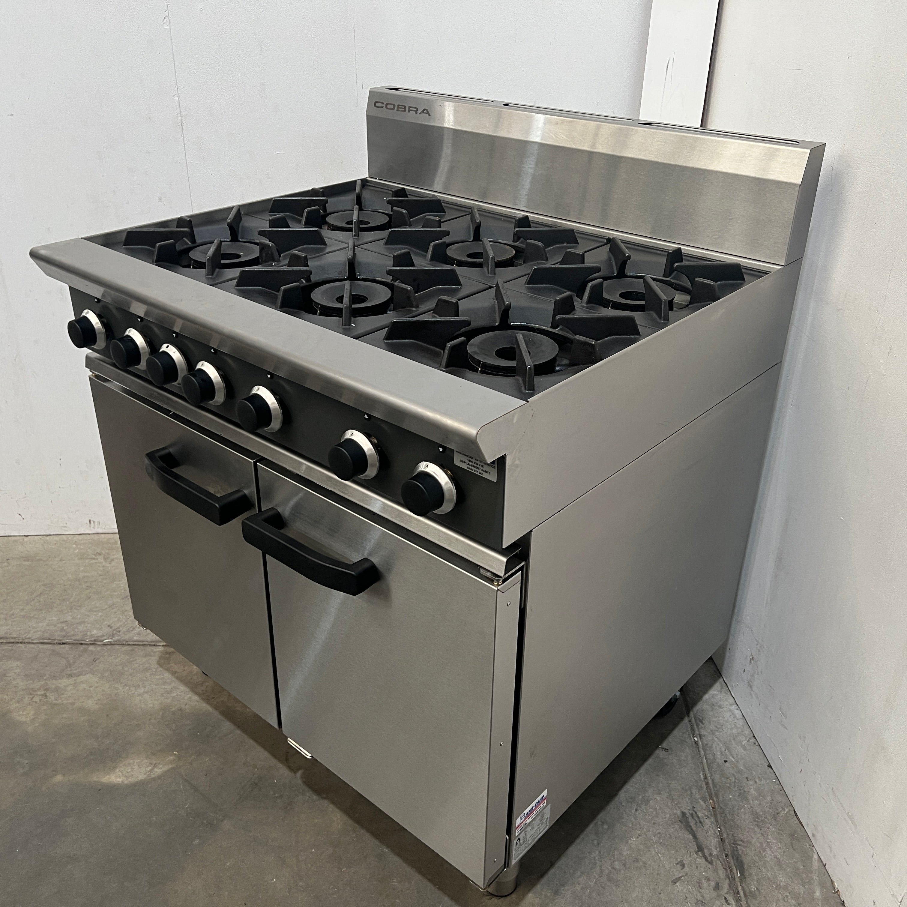 Cobra CR9DF 6 Burner Range Oven