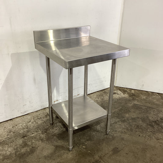 Vogue Stainless Steel Bench with Splashback
