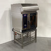 Rational LM100BE Combi Oven with Stand + Exhaust Hood Canopy