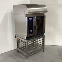 Rational LM100BE Combi Oven with Stand + Exhaust Hood Canopy
