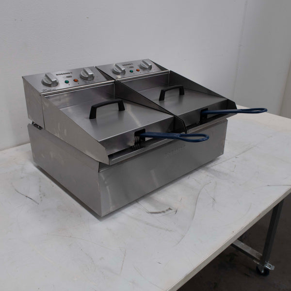 Roband FR25 Contertop Split Pan Fryer
