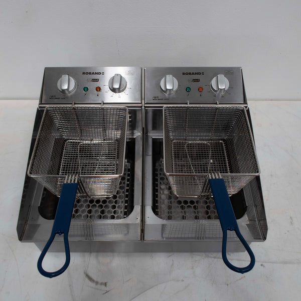 Roband FR25 Contertop Split Pan Fryer