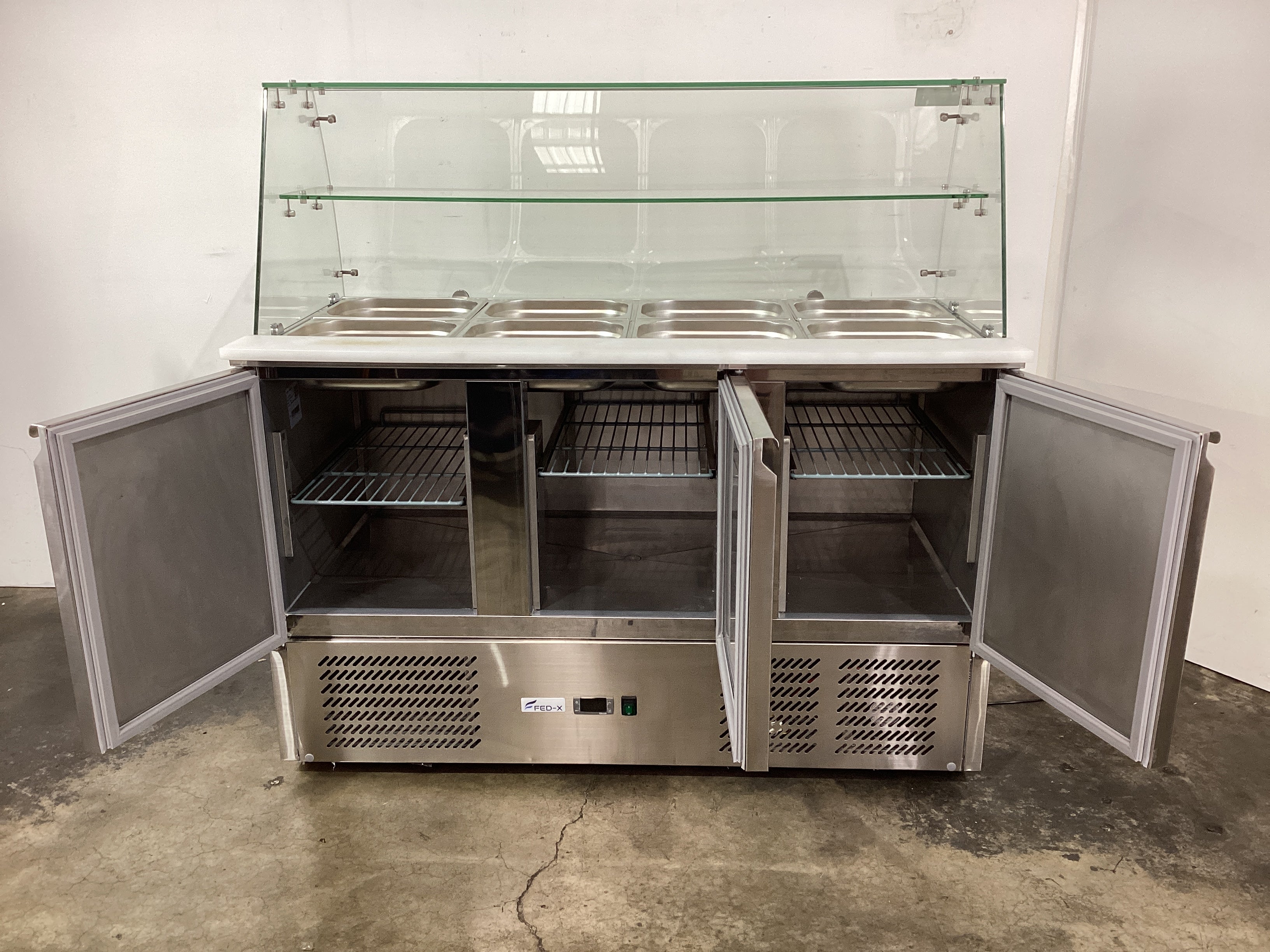 FED XS903GC Sandwich Prep Fridge