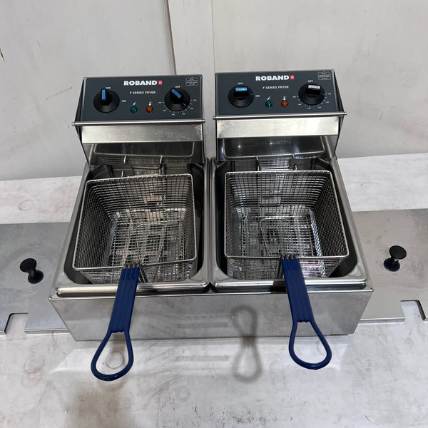 Roband F25 Countertop Split Pan Fryer