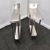 Simply Stainless Stainless Steel Infill Benches x 2