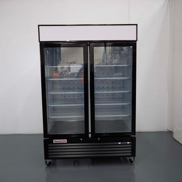 Novachill SM1300GF Upright Display Fridge