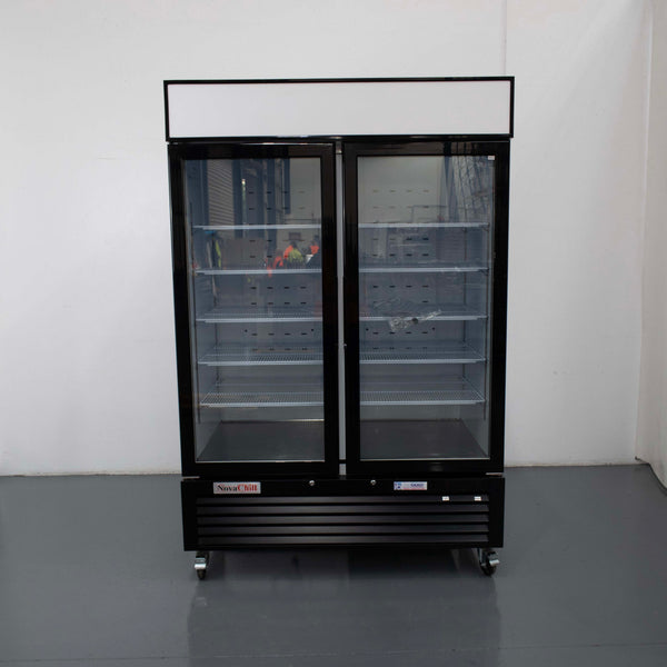 Novachill SM1300GF Upright Display Fridge