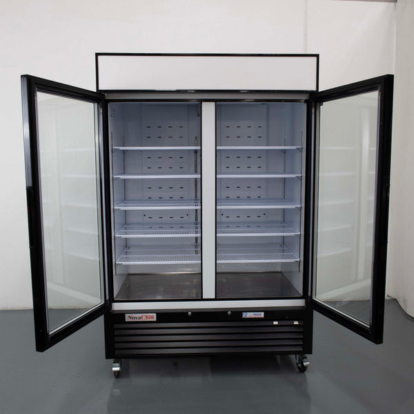 Novachill SM1300GF Upright Display Fridge