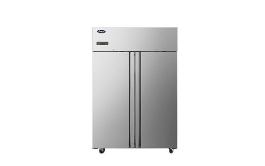 Atosa JBF80FSGR Slimline Upright Double Solid Door Freezer