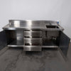 Federal DSC-2100R-H Stainless Steel Sink Cabinet