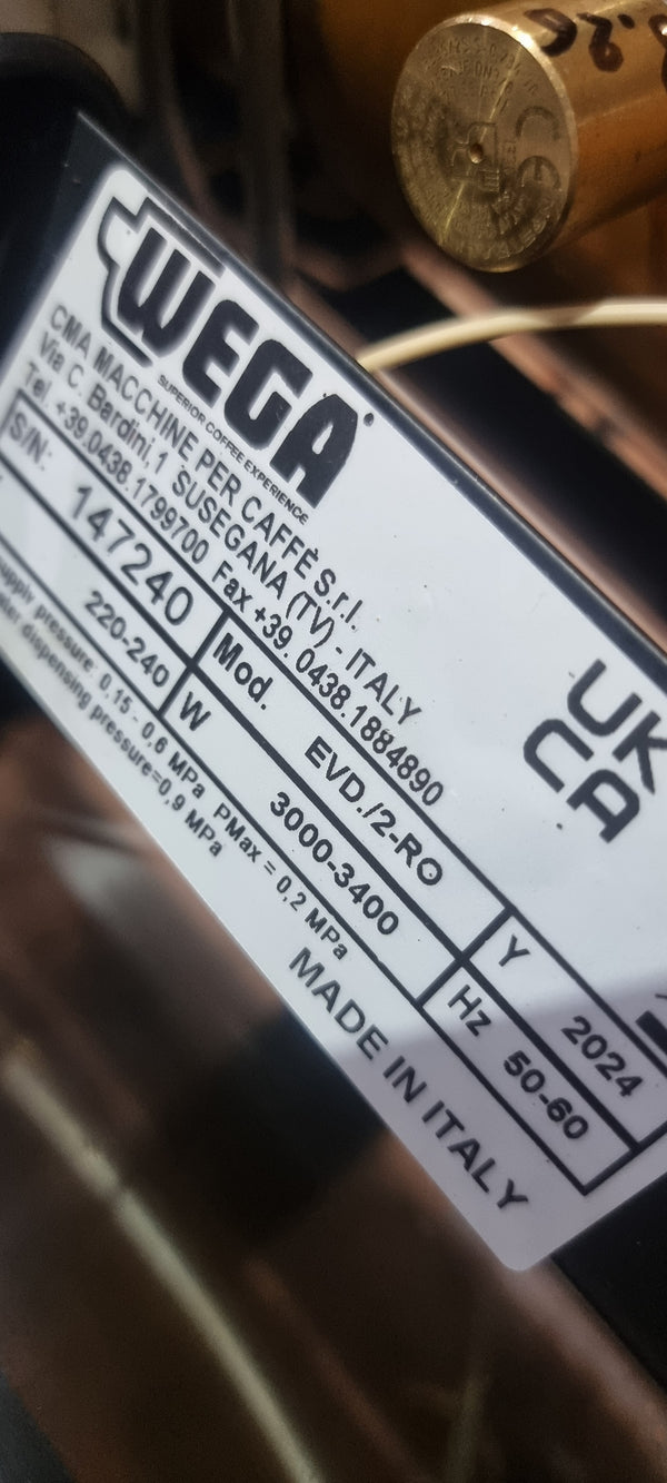 Wega EVD./2-RO 2 Group Coffee Machine
