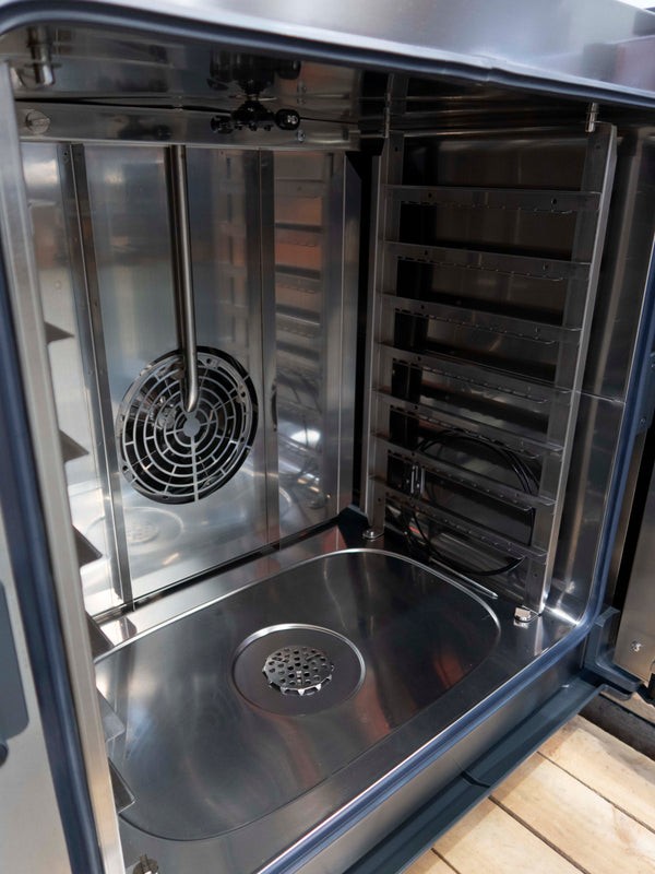 Unox XEVC-0711-EPRM Combi Oven + XEVC-0711-CLM Slowtop Oven with Stands