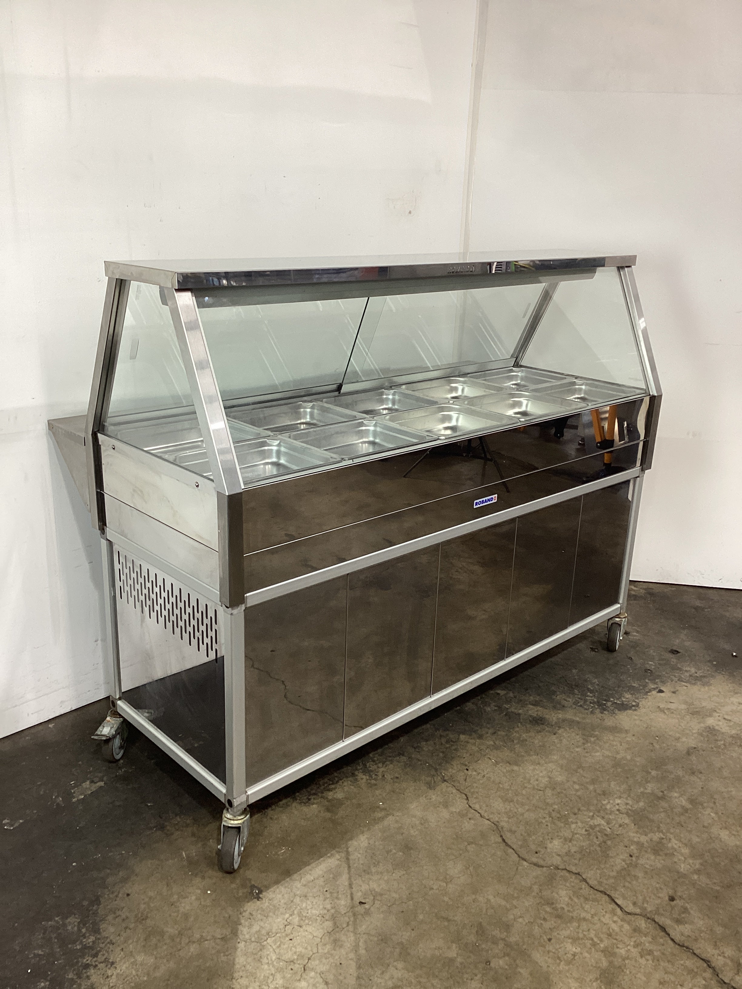 Roband E25 Bain Marie + Trolley