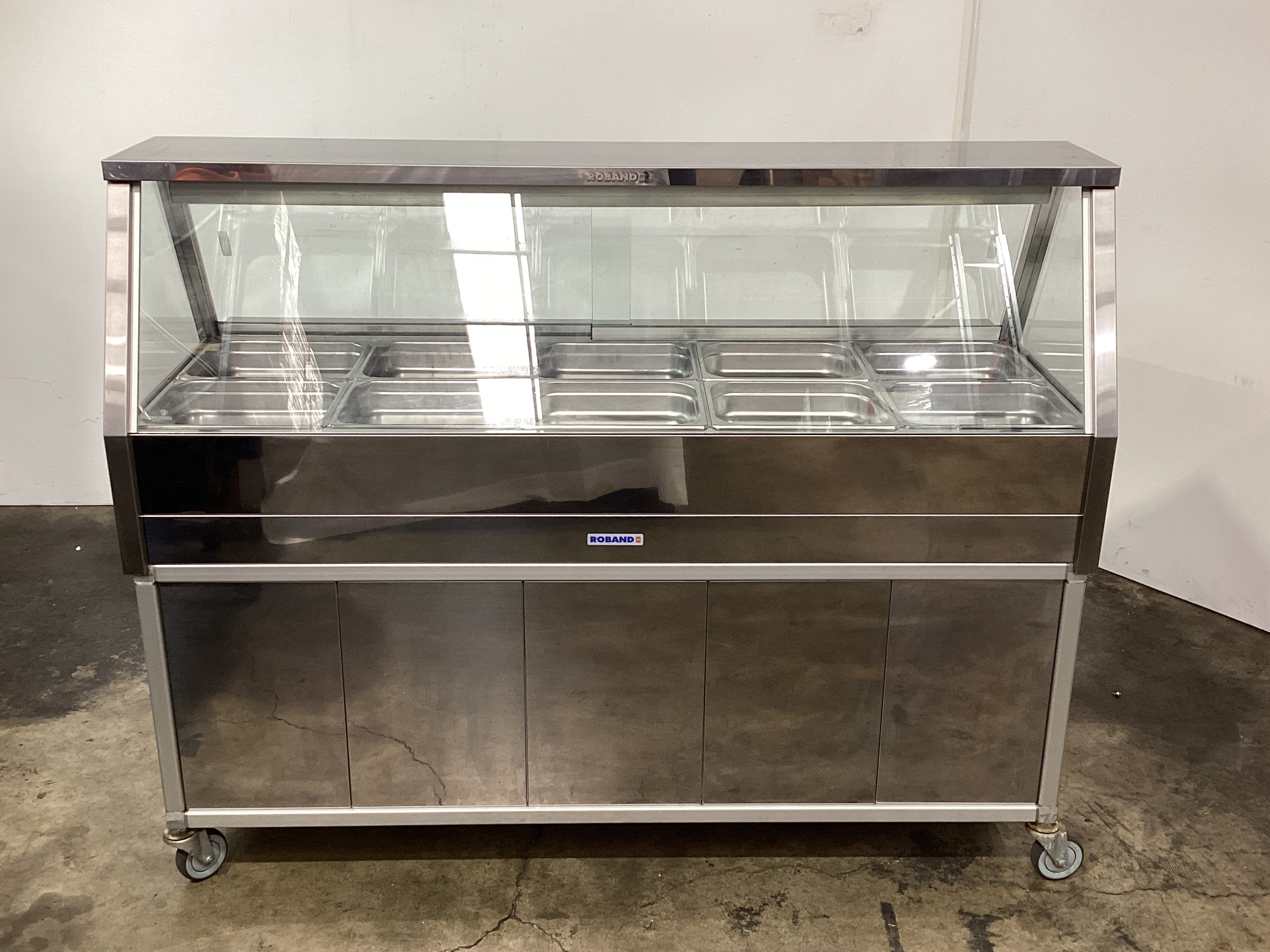 Roband E25 Bain Marie + Trolley