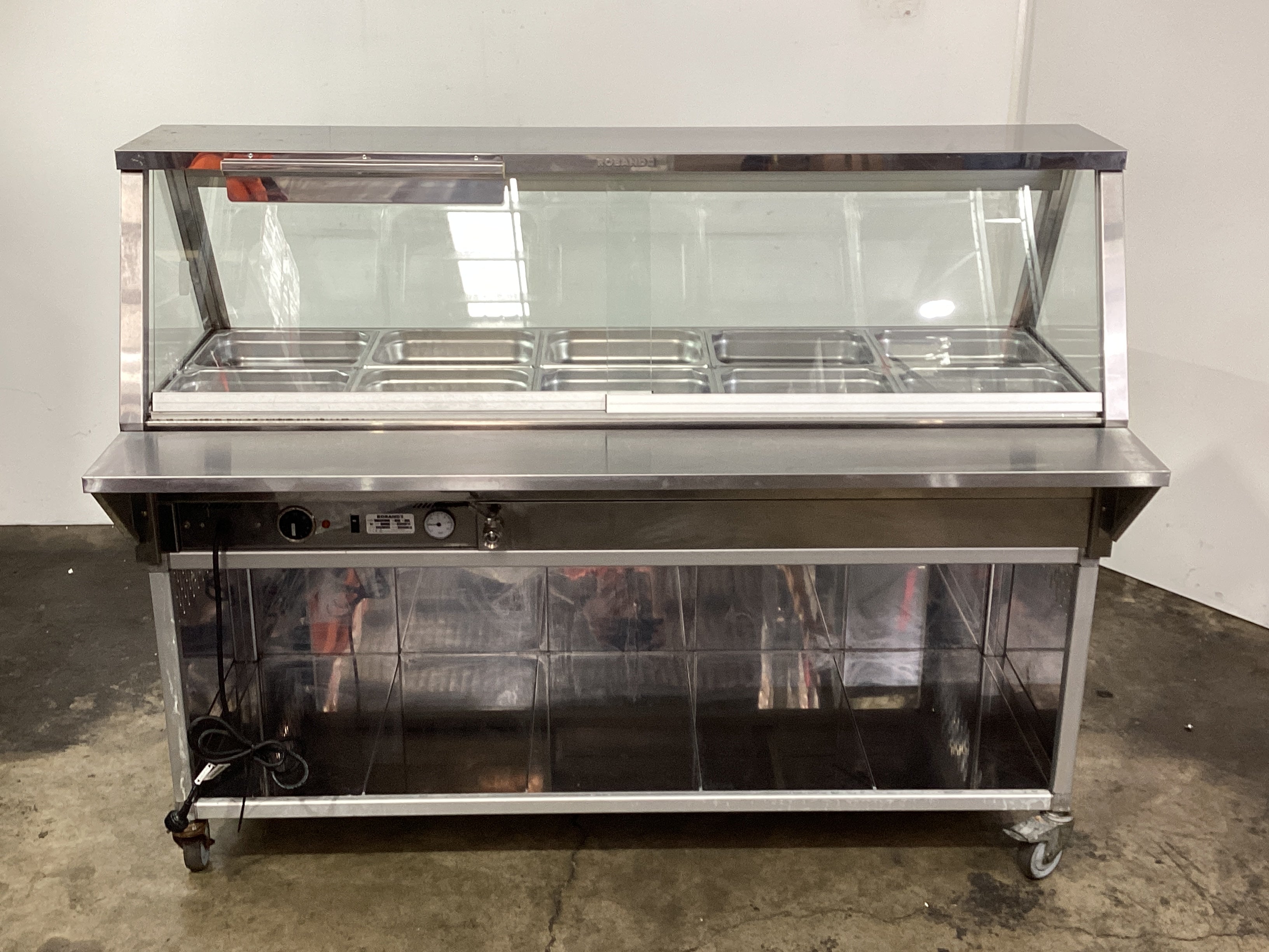 Roband E25 Bain Marie + Trolley