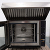 Hobart CME6 Combi Oven with Hood + Stand