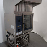 Zanussi ZCOE61B2SO 6 Tray Combi Oven with Stand + Exhaust Canopy