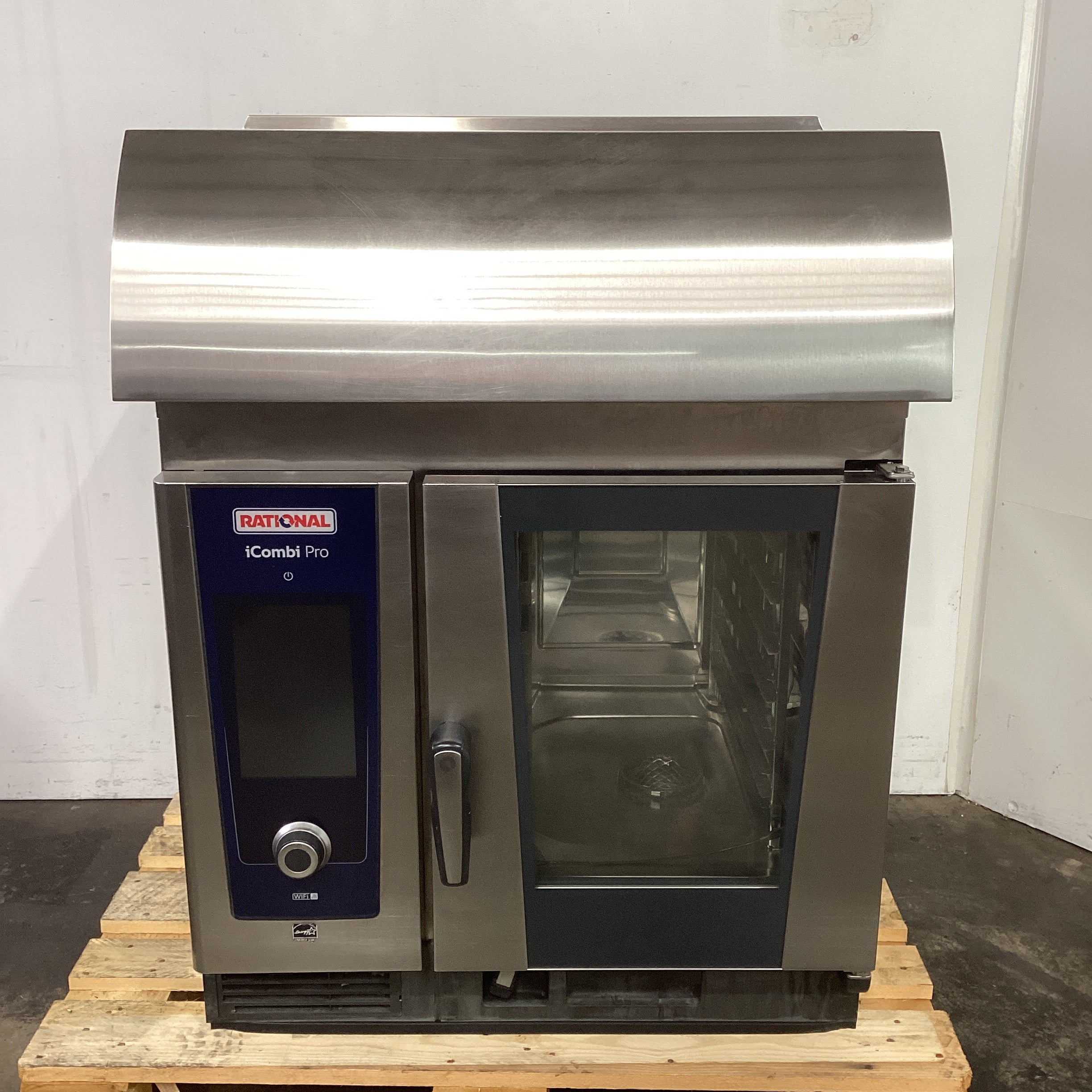 Rational LM100BE Combi Oven + LMZ100BE.DAA Exhaust Hood Canopy