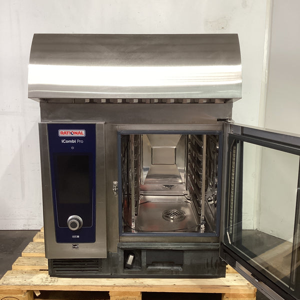 Rational LM100BE Combi Oven + LMZ100BE.DAA Exhaust Hood Canopy