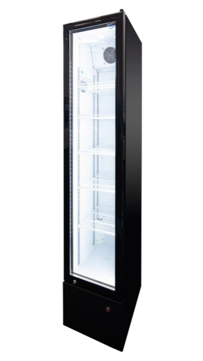Norsk NSK-160B Single Glass Door Fridge
