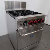 Gasmax GBS4TS 4 Burner Cooktop + Oven