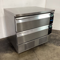 Polar DA996-A 2 Drawer Counter Fridge Freezer