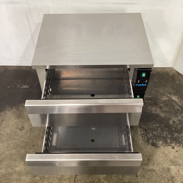 Polar DA996-A 2 Drawer Counter Fridge Freezer