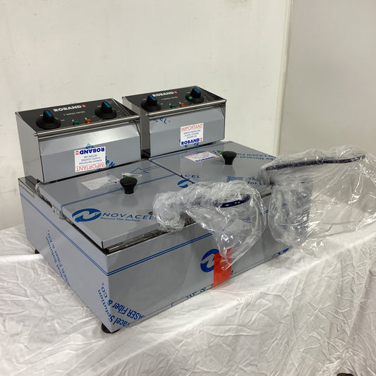Roband F25 Benchtop Double Pan Fryer