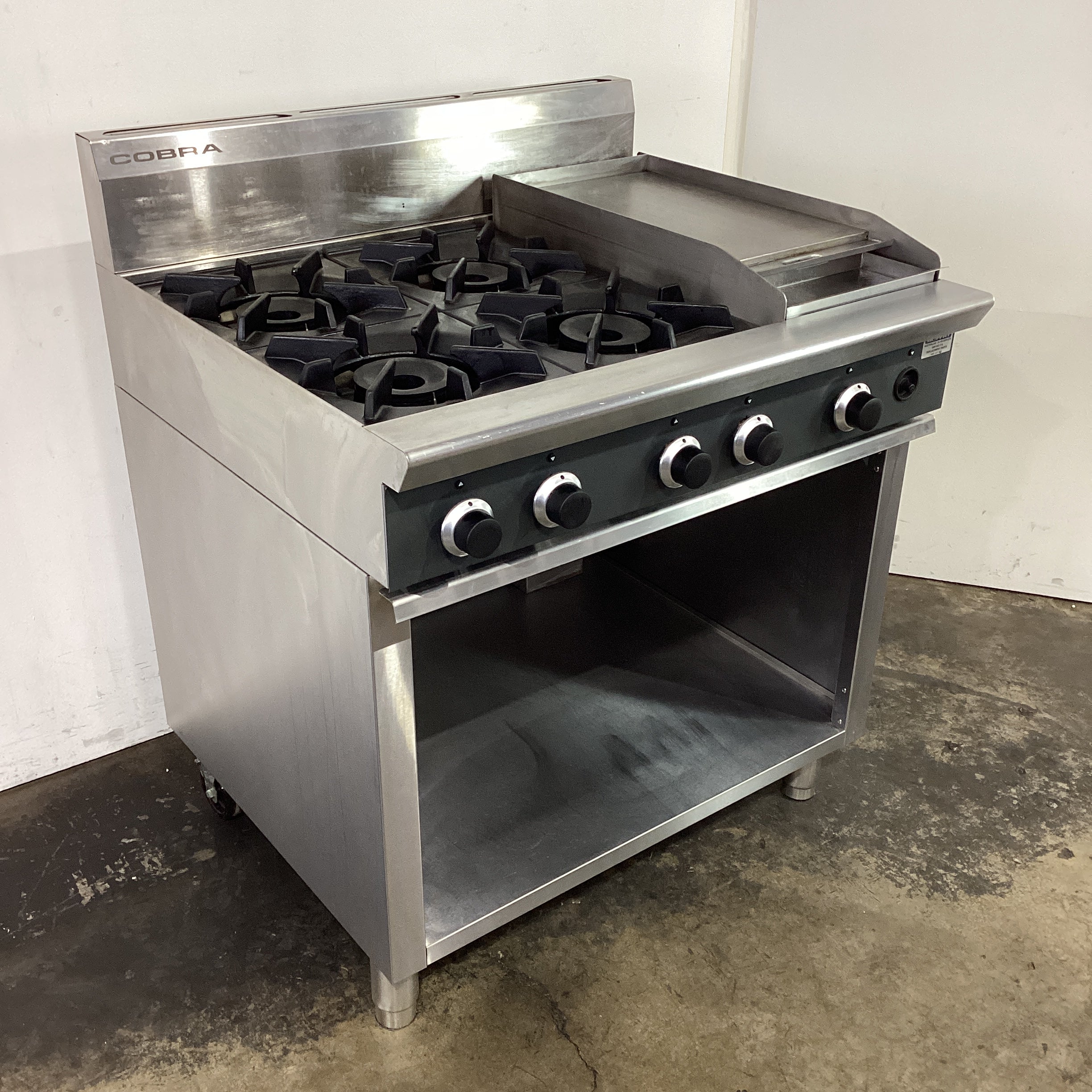 Cobra C9CF 4 Burner Cooktop/Griddle Combo