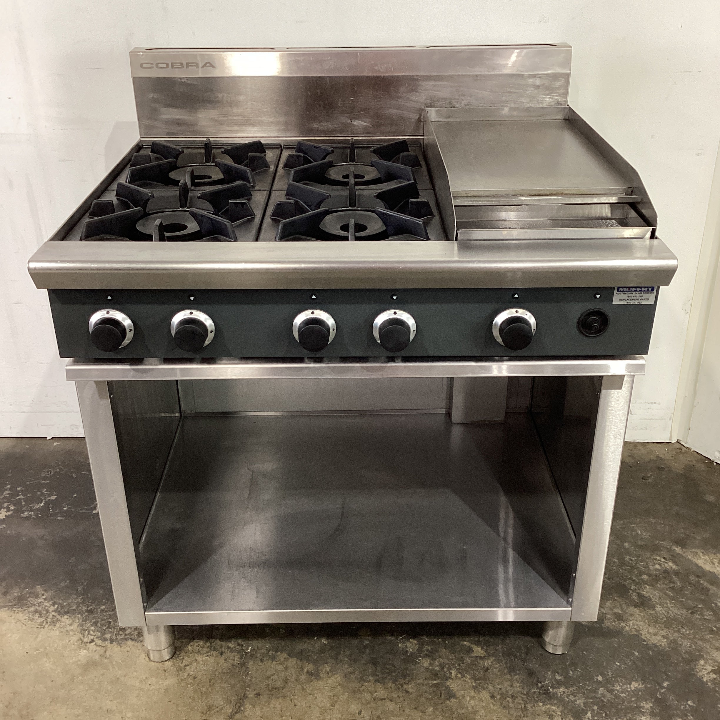 Cobra C9CF 4 Burner Cooktop/Griddle Combo