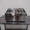 Roband FR25 Countertop Split Pan Fryer