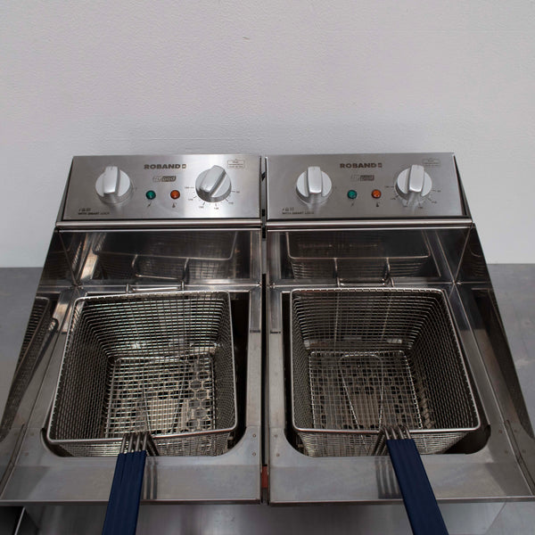 Roband FR25 Countertop Split Pan Fryer