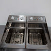 Roband FR25 Countertop Split Pan Fryer