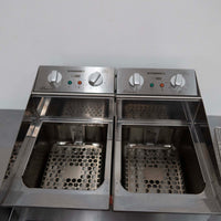 Roband FR25 Countertop Split Pan Fryer