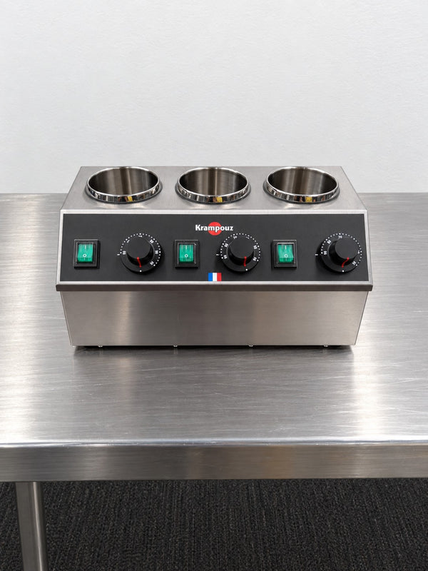 Krampouz BECIC3 Tripple Topping / Chocolate Warmer