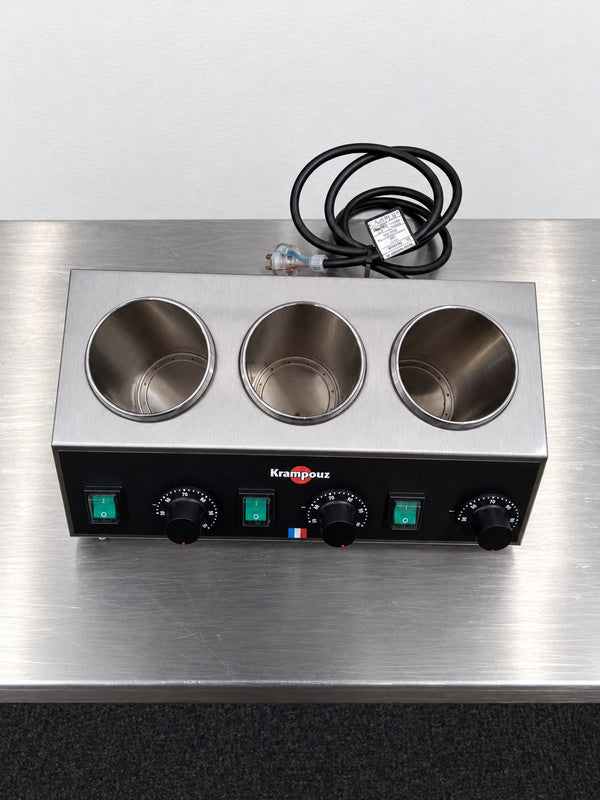 Krampouz BECIC3 Tripple Topping / Chocolate Warmer