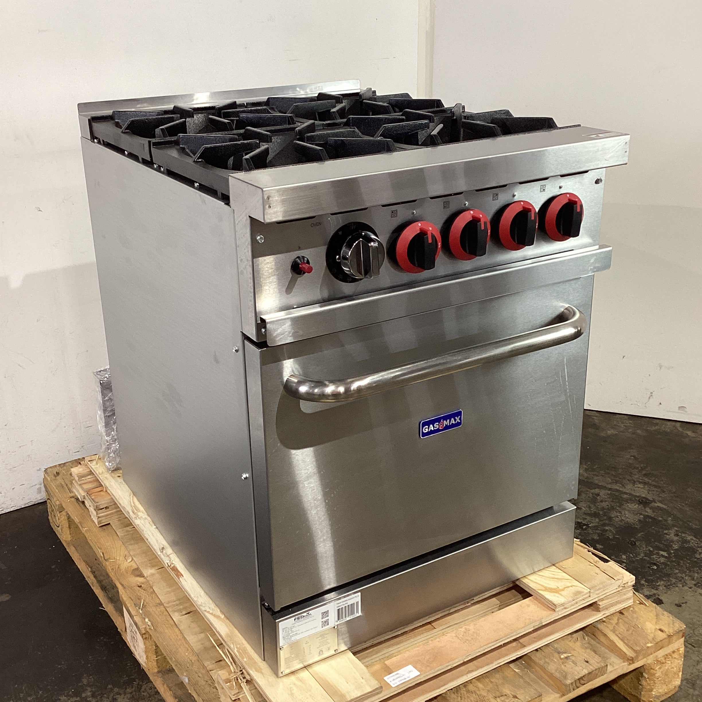 Gasmax GBS4TS 4 Burner Range Oven
